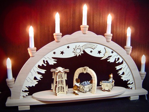 Lichterbogen schwibbogen - 3d,