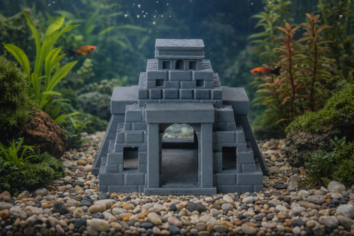 Maya pyramide aquarium deko - maya-pyramide,