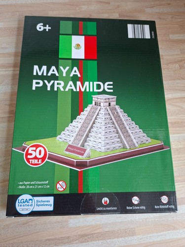 Puzzle maya pyramide - 3d,