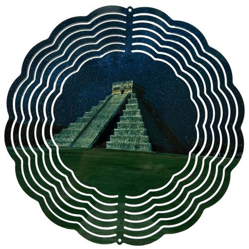 Edelstahl windspiel - edelstahl, 3d