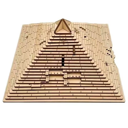 Holz puzzle pyramide - holz,