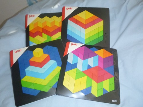 Bunte puzzle optik in - puzzle,