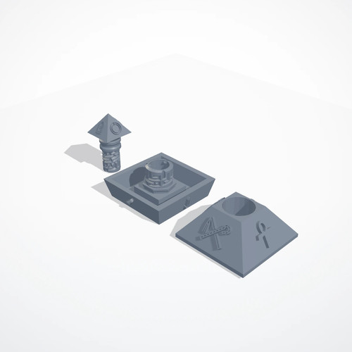 Pyramiden puzzlebox mit - puzzlebox,