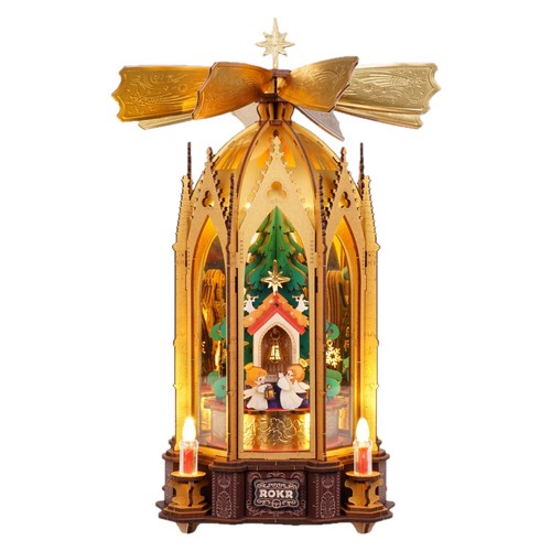 Rokr holz puzzle spieluhr - 3d-holz-puzzle,
