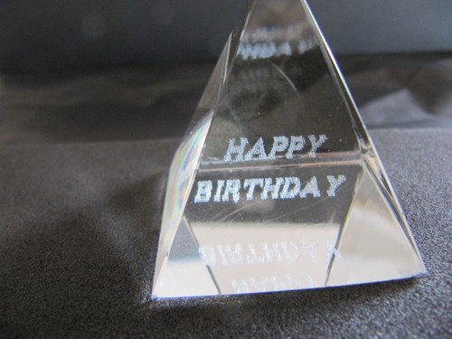 Glas kristallpyramide laser - glas, 3d-laser