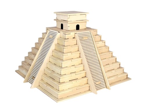 Inka pyramide holzbausatz - inka-pyramide, 3d
